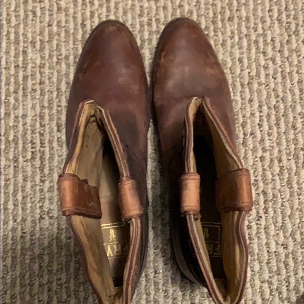 Frye Billy Short Cowboy Booties, Size 9.5D